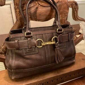 Coach Hampton Leather bag.